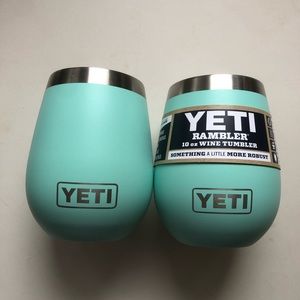 Yeti Blue 10 oz Wine Tumblers - Set of 2 NWT